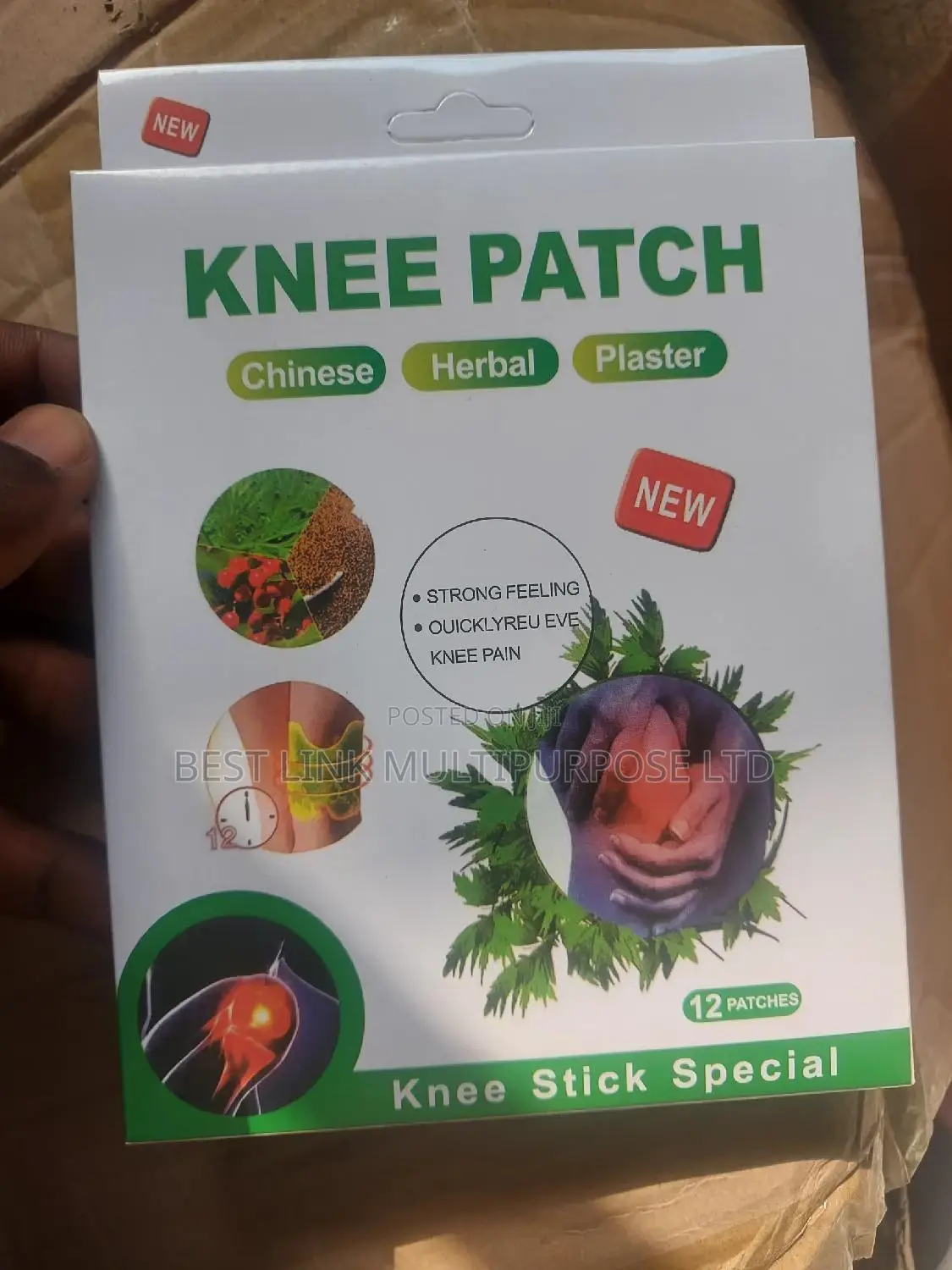 Knee Patch 100% Natural (Wholesale)