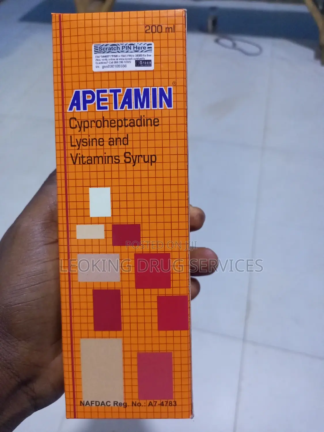 Original Apetamin With Nafdac Number
