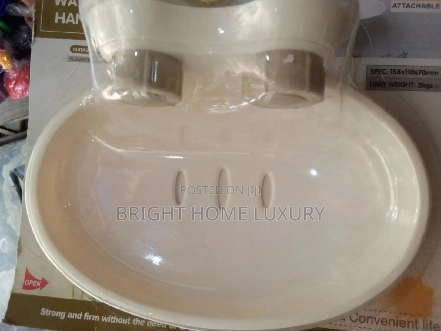 Plastic Strong Wall Attachable Soap Dish