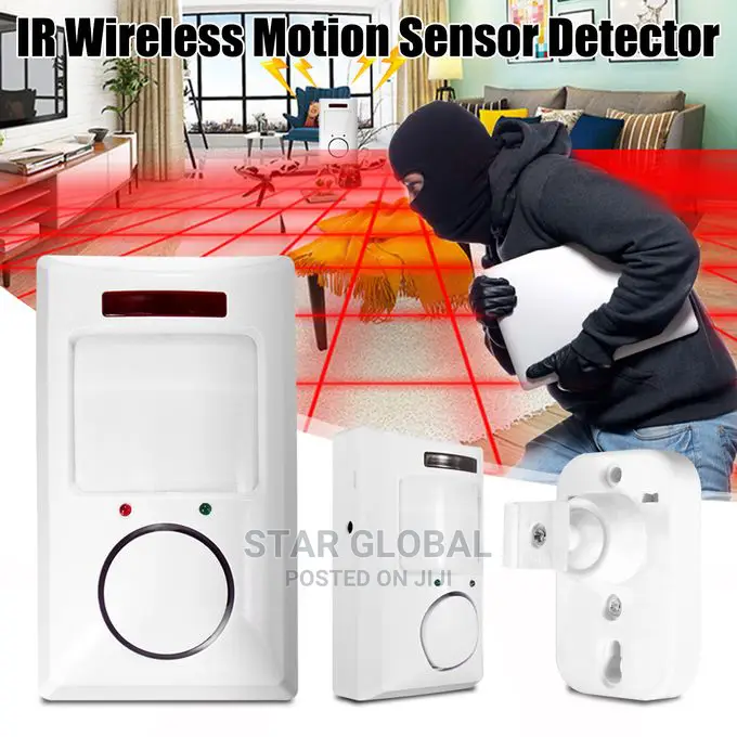 Wireless PIR Motion Infrared Sensor 2 Remote Controller