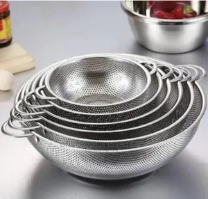 Stainless Steel Colander Set