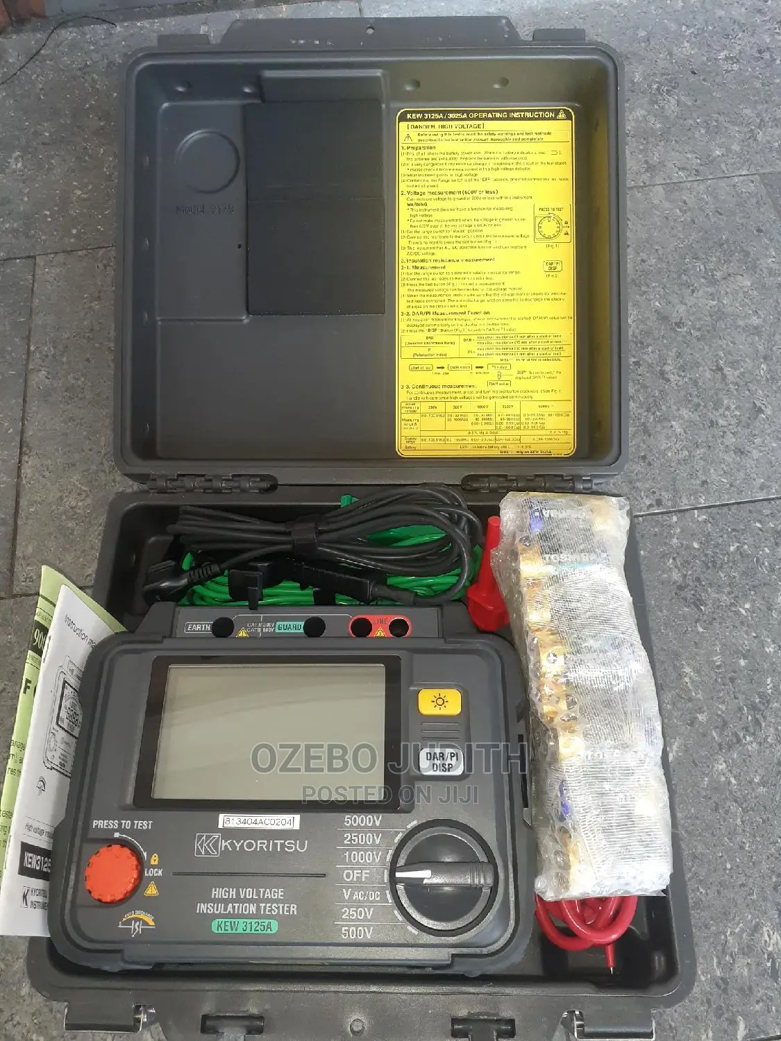 Insulation Tester 5kva Megger