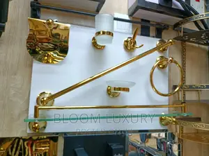 Golden Bathroom Accessories
