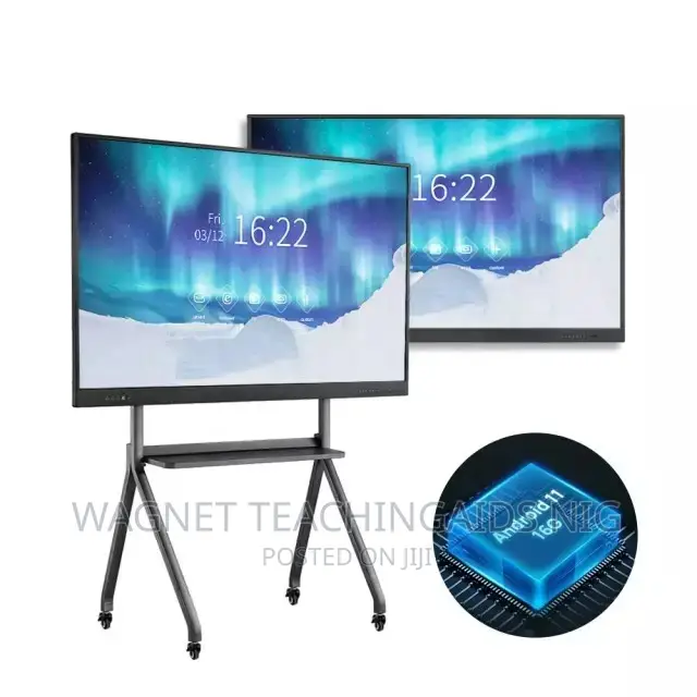55'',65''75'' 82 Allinone Interactive Board on Movable Stand