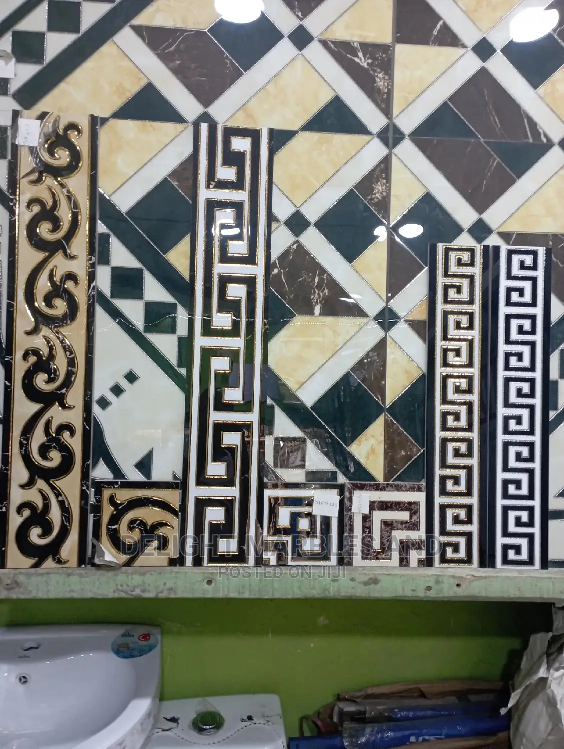 Quality Designed/Decorated Floor Skirting Tiles.