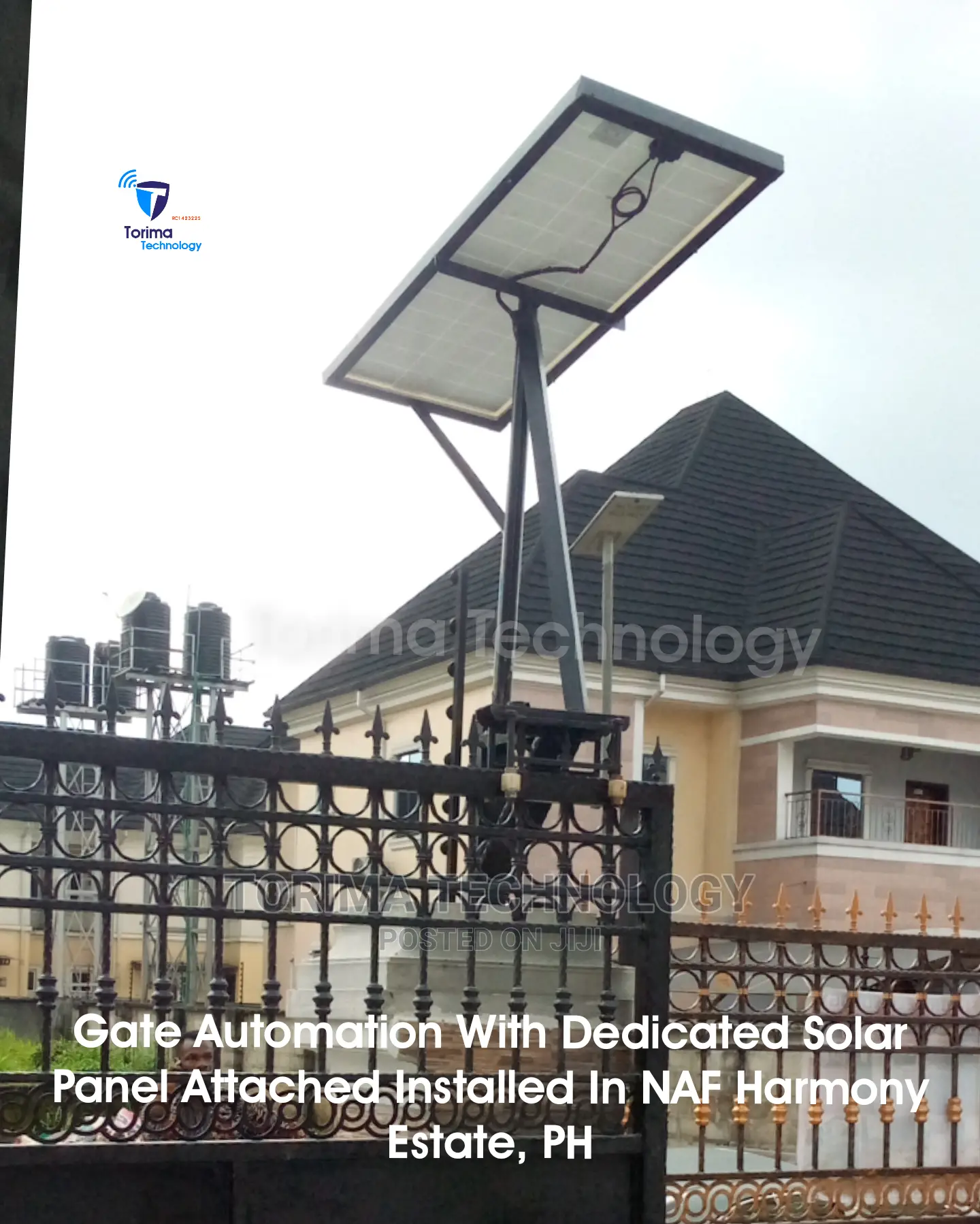Automatic Solar Powered Slide Gate
