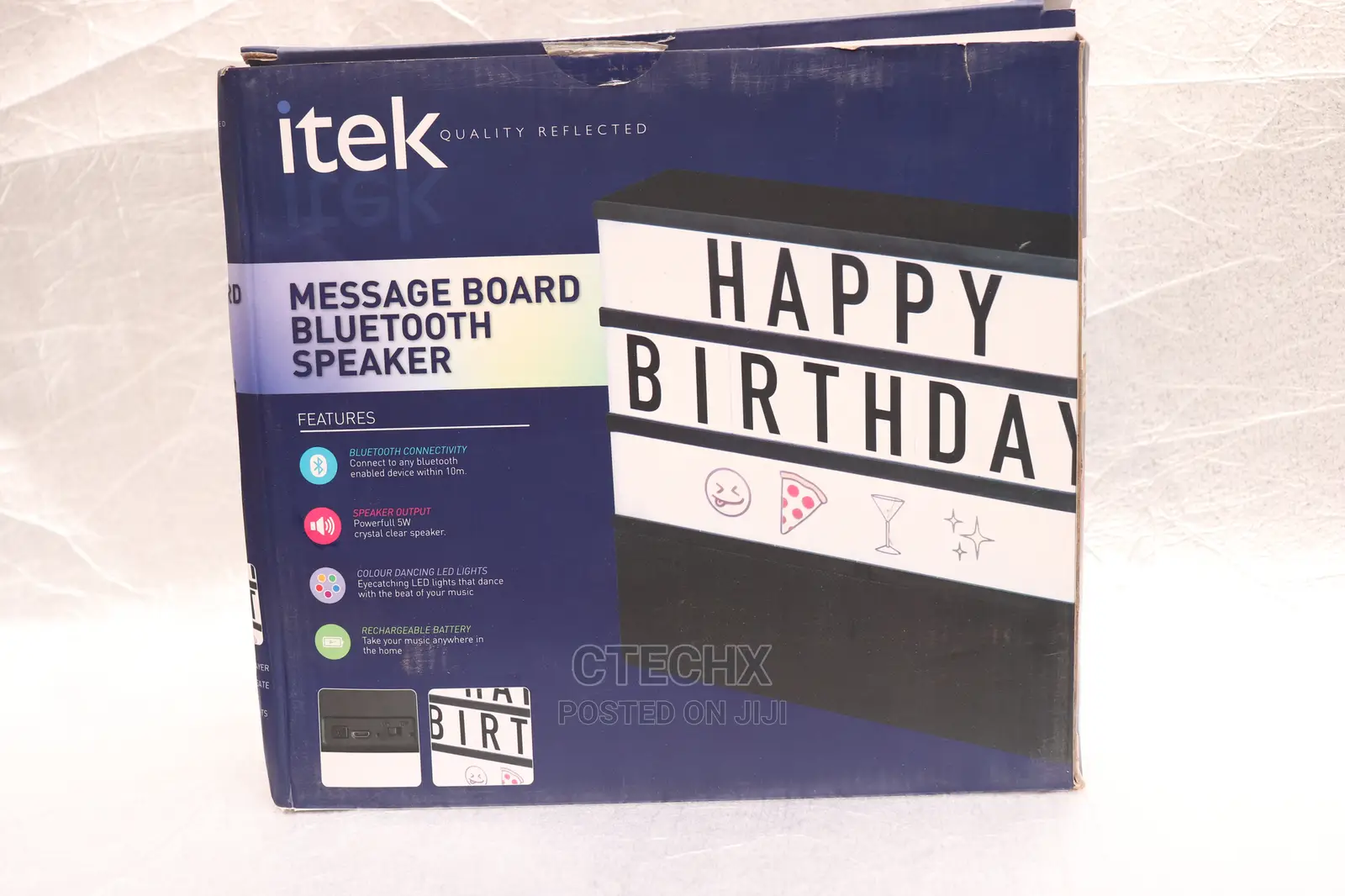 Message Board LED Bluetooth Speaker