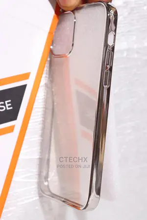 iPhone 12 Pro Clear Case With Silver Trim