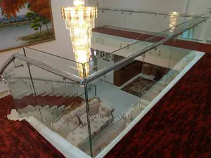 Frameless Glass Rail With Side Rail