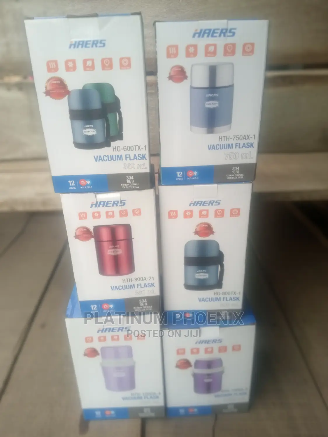 1000ml Haers Food Flask