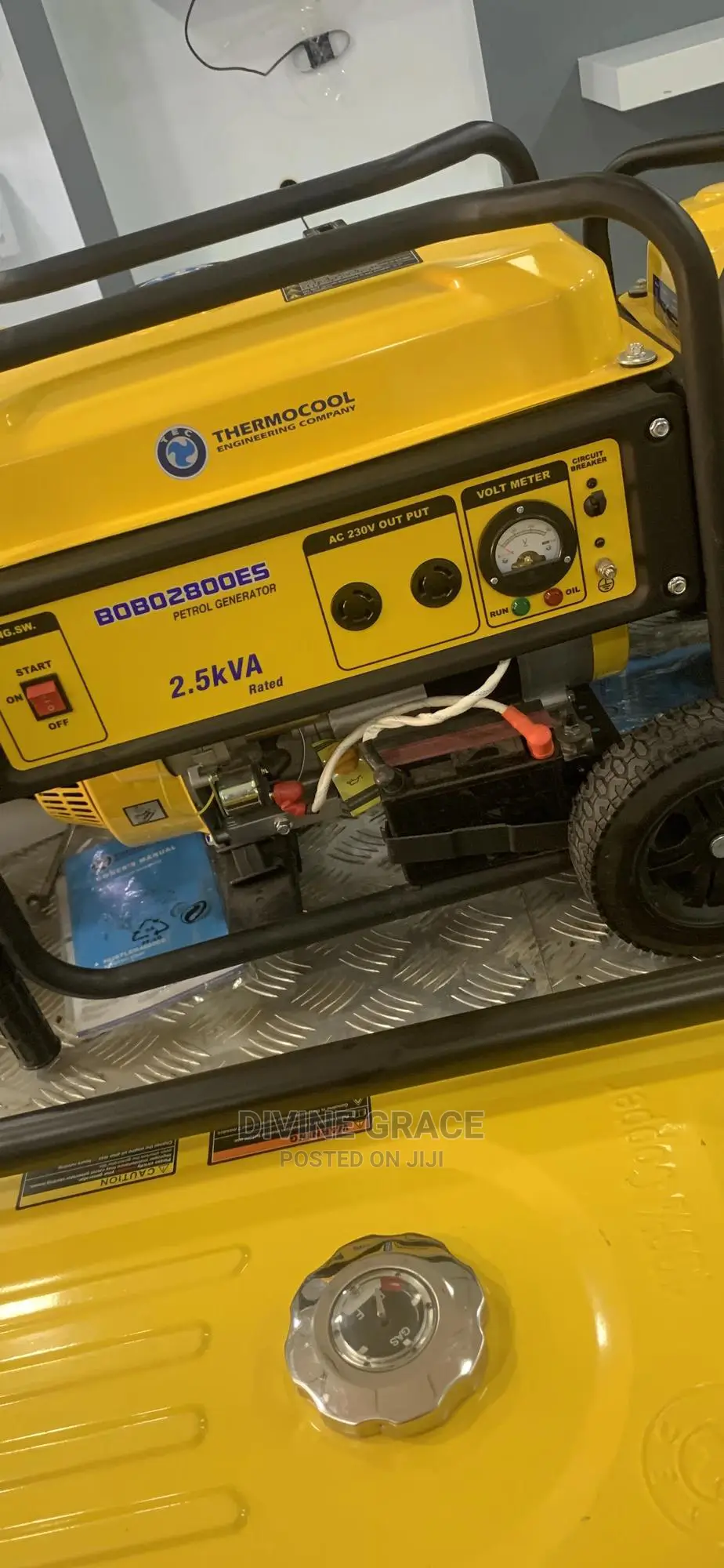 BOBO2800ES 2.5kva Petrol Generator