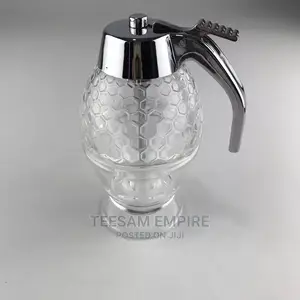 200ML Clear Acrylic Honey Dispenser Syrup Jar