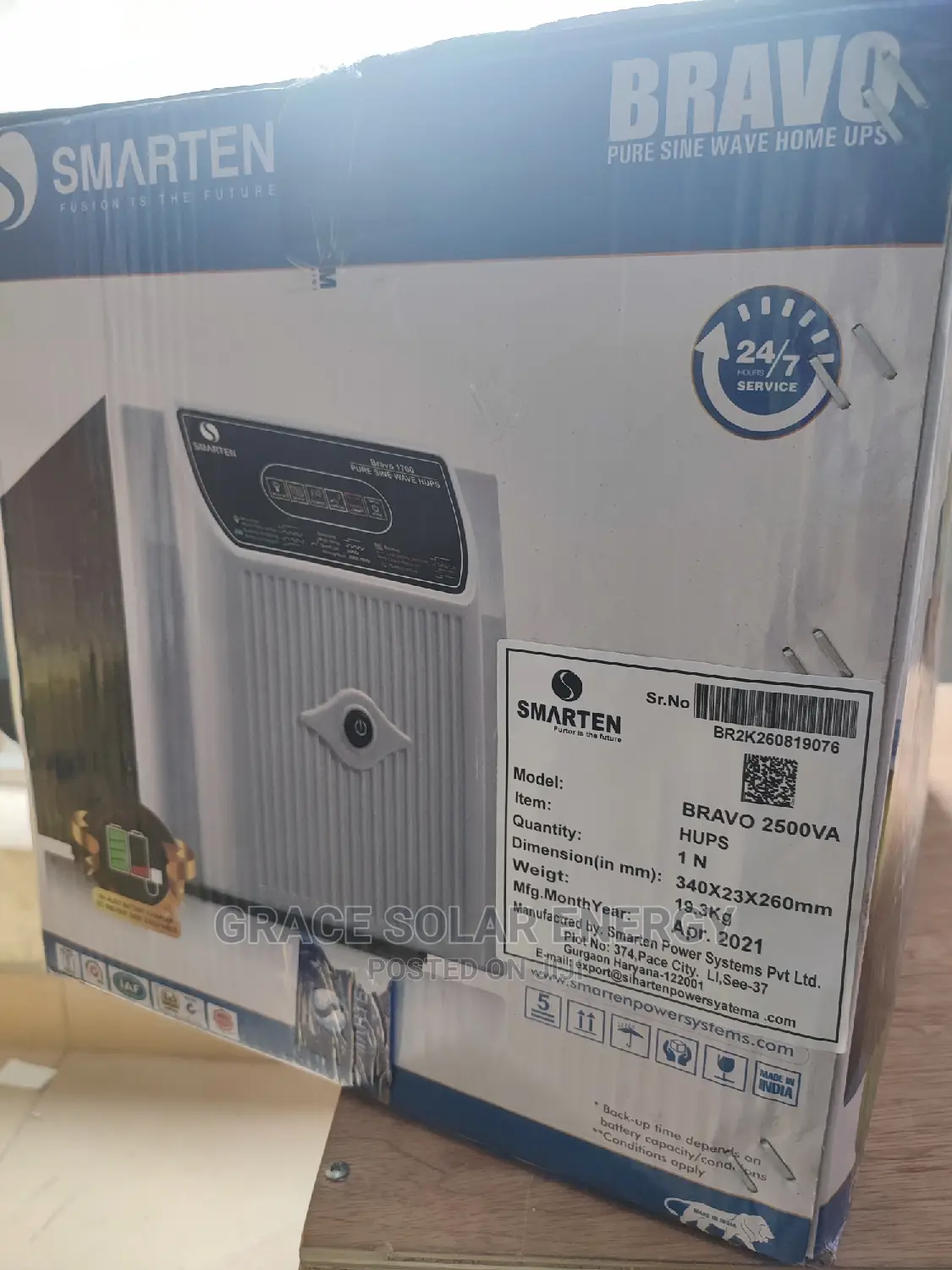 Smarten 2.5kva 24v Inverter