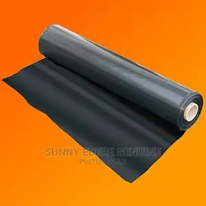 Black Heavy Duty Polythene Plastic Sheeting Damp Proof Membr