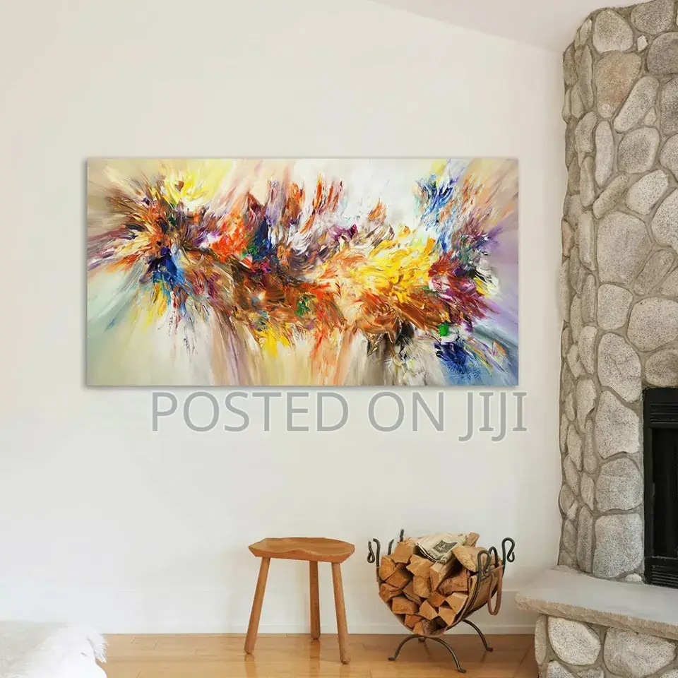 Large Abstract Colourful Art
