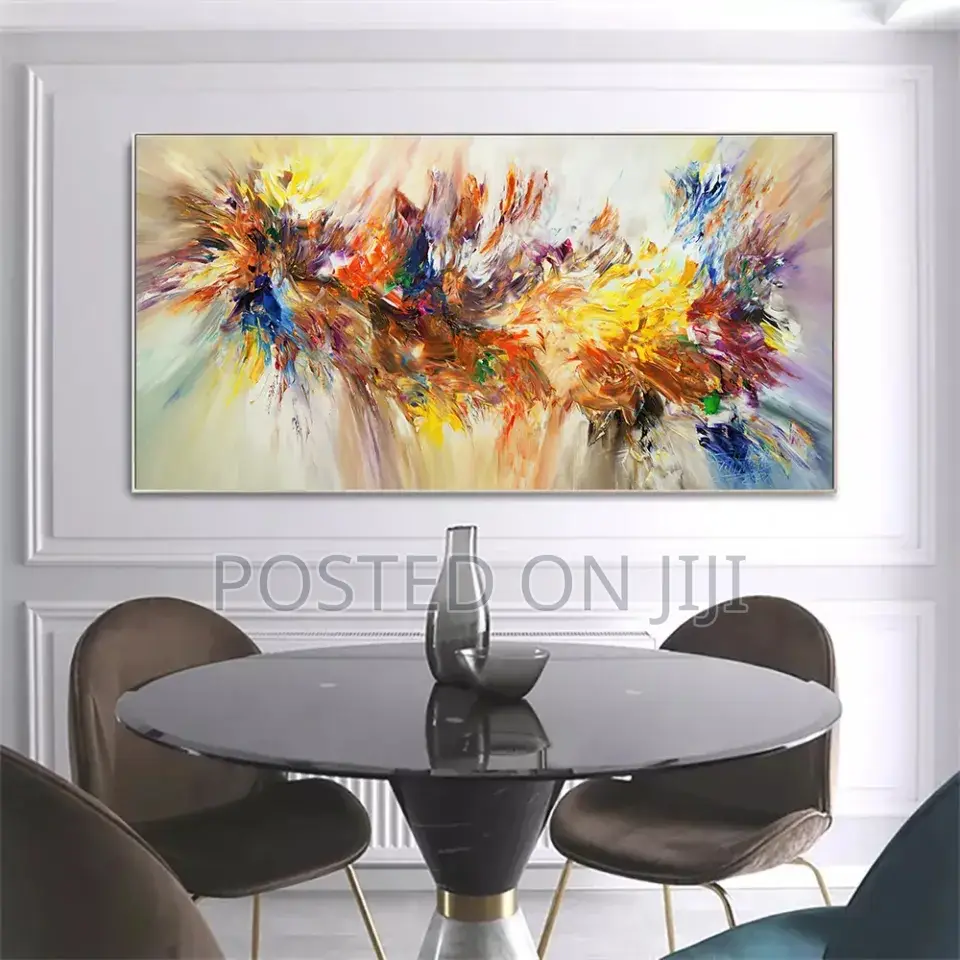 Large Abstract Colourful Art