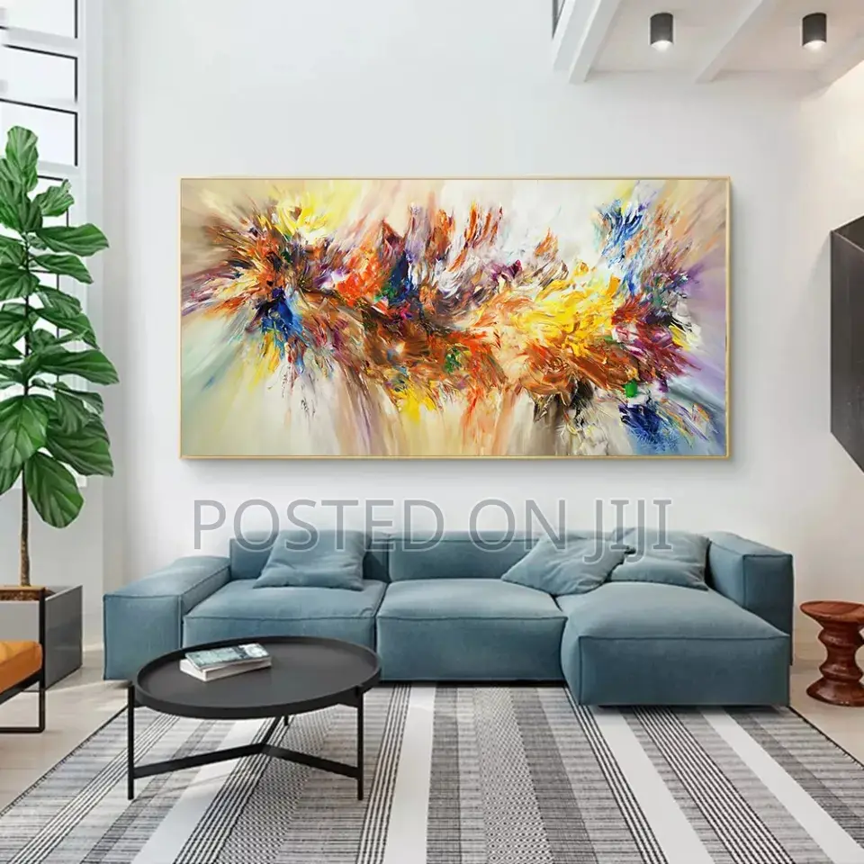 Large Abstract Colourful Art