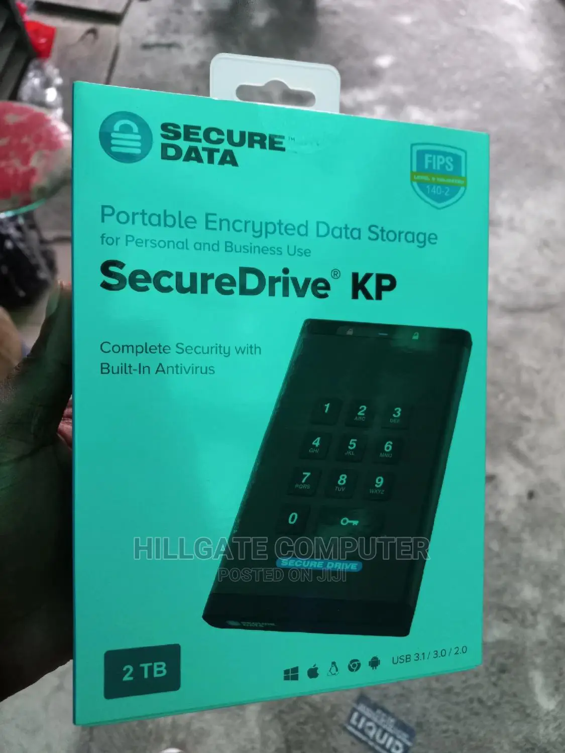 Portable Encrypted Data Storage 2tb