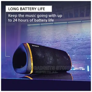 Photo - Sony SONY SRS-Xb43 Portable Bluetooth Speaker - Black.