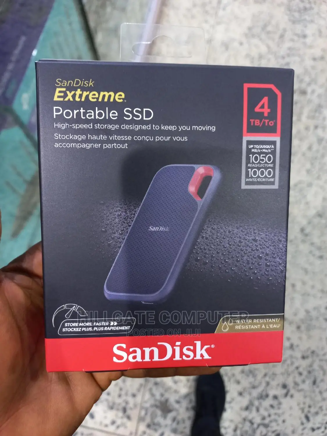 Sandisk Extreme Portable SSD 4tb 1050mbps