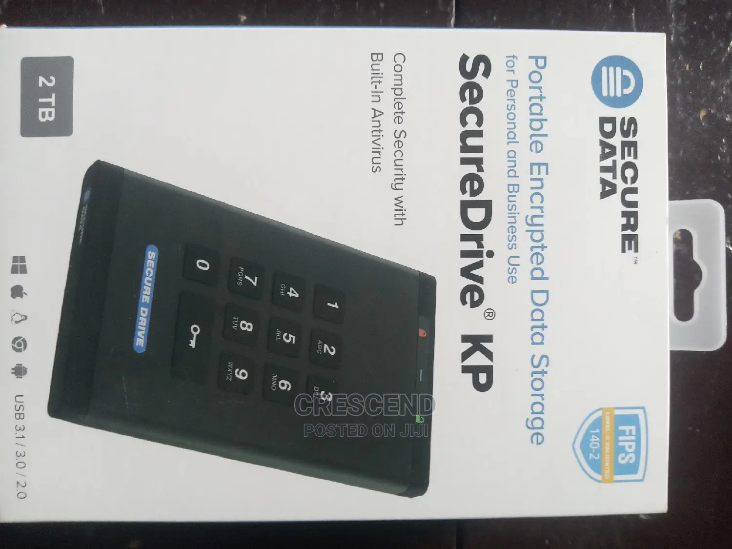 2TB Secure Data Drive