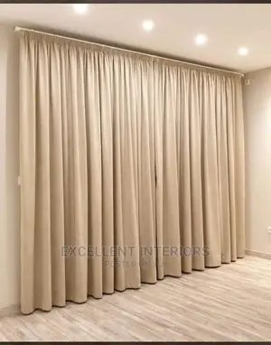 Quality Pleated Plain Curtain From Excellent Interiors.