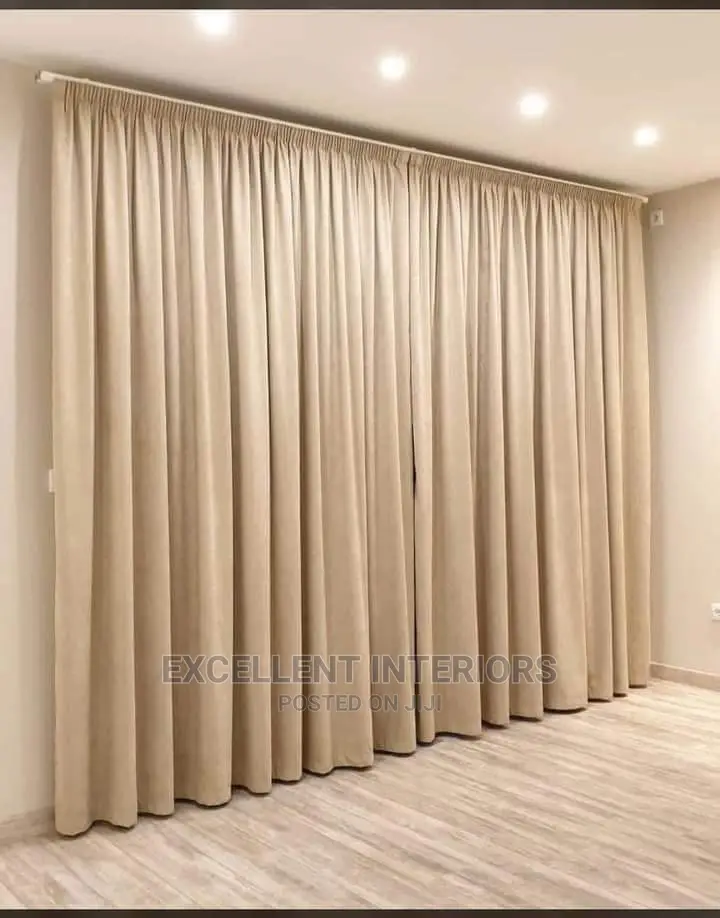 Quality Pleated Plain Curtain From Excellent Interiors.