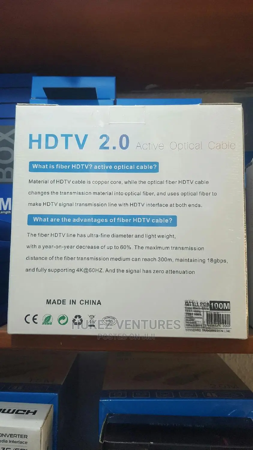 Hdmi Optical Fibre Cable 100m