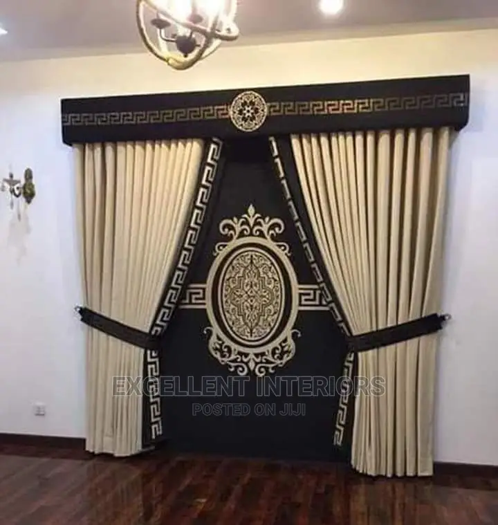 Chinese Board Designed Curtain.