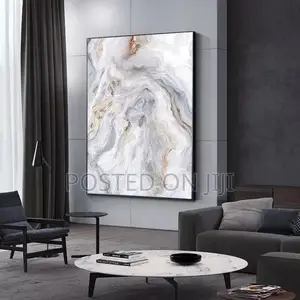 Modern Grey Marble Poster.