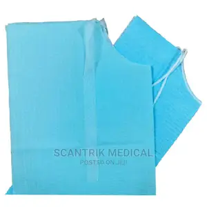Blue Re-Usable Dental Velcro Bibs