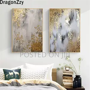 Abstract Gold Posters Canvas Paintings Prints
