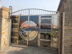 Stainless Black N Gold Gate