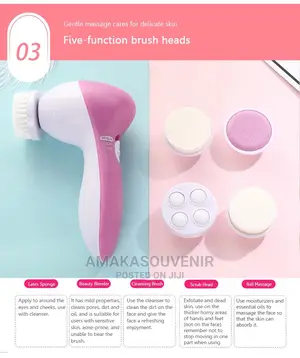 5 in 1 Multifunctional Face Cleansing Brush