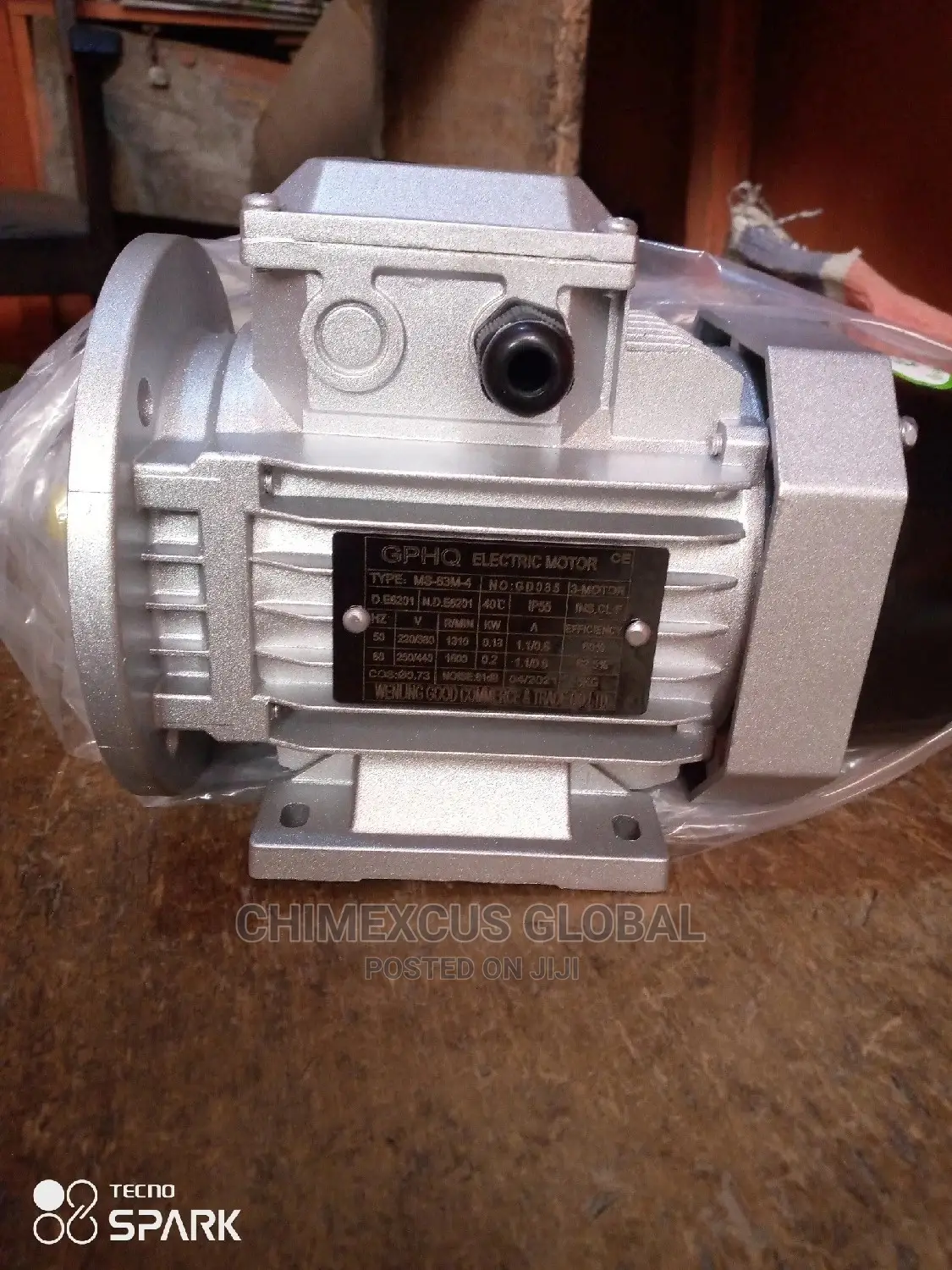 Electric Motor and Gear