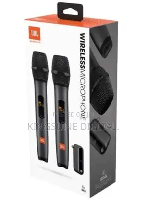 JBL Wireless Microphone Set With 2 Microphones and Receiver