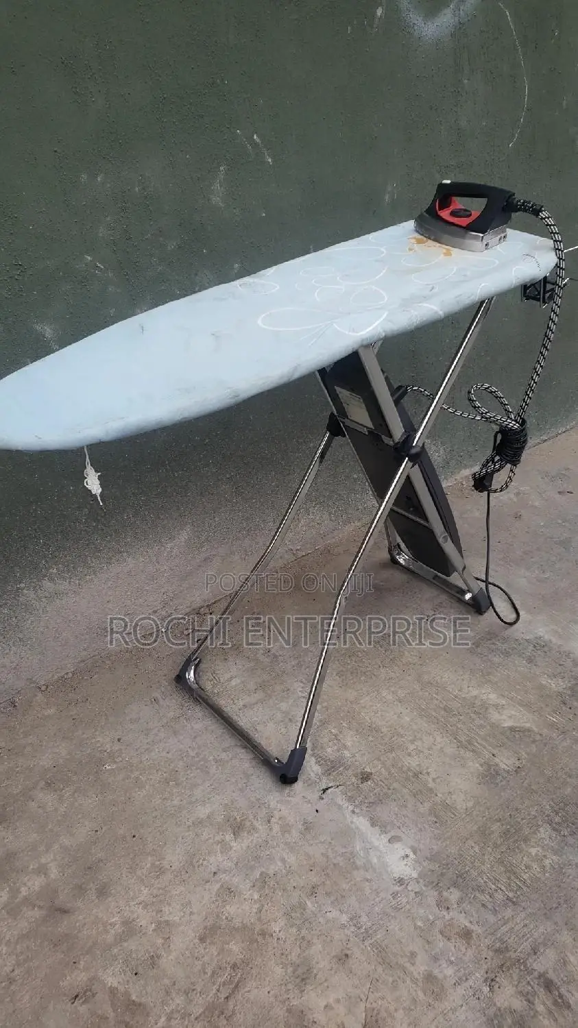 Industrial Iron With Table , Finishing Table