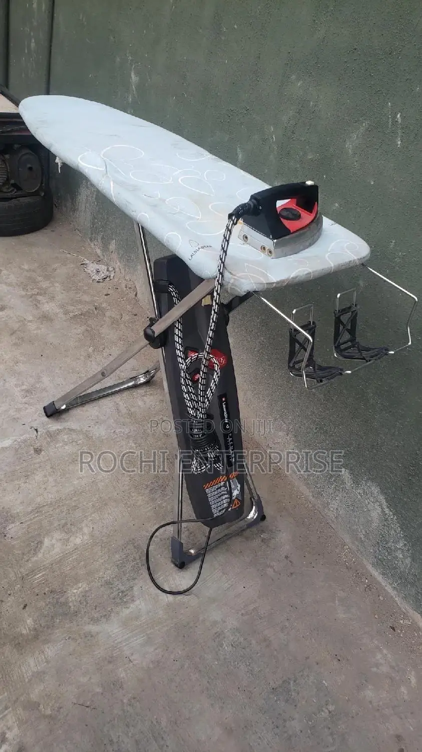 Industrial Iron With Table , Finishing Table