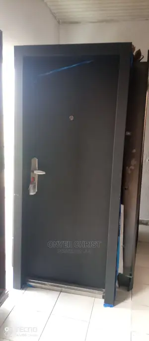 3ft Nigeria Black Steel Door