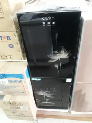 Cway Double Door Water Dispenser With Fridge -