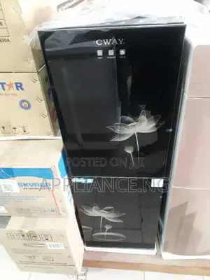 Cway Double Door Water Dispenser With Fridge -