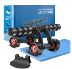 Brand New 4 Wheel Multi Functional Abdominal Roller