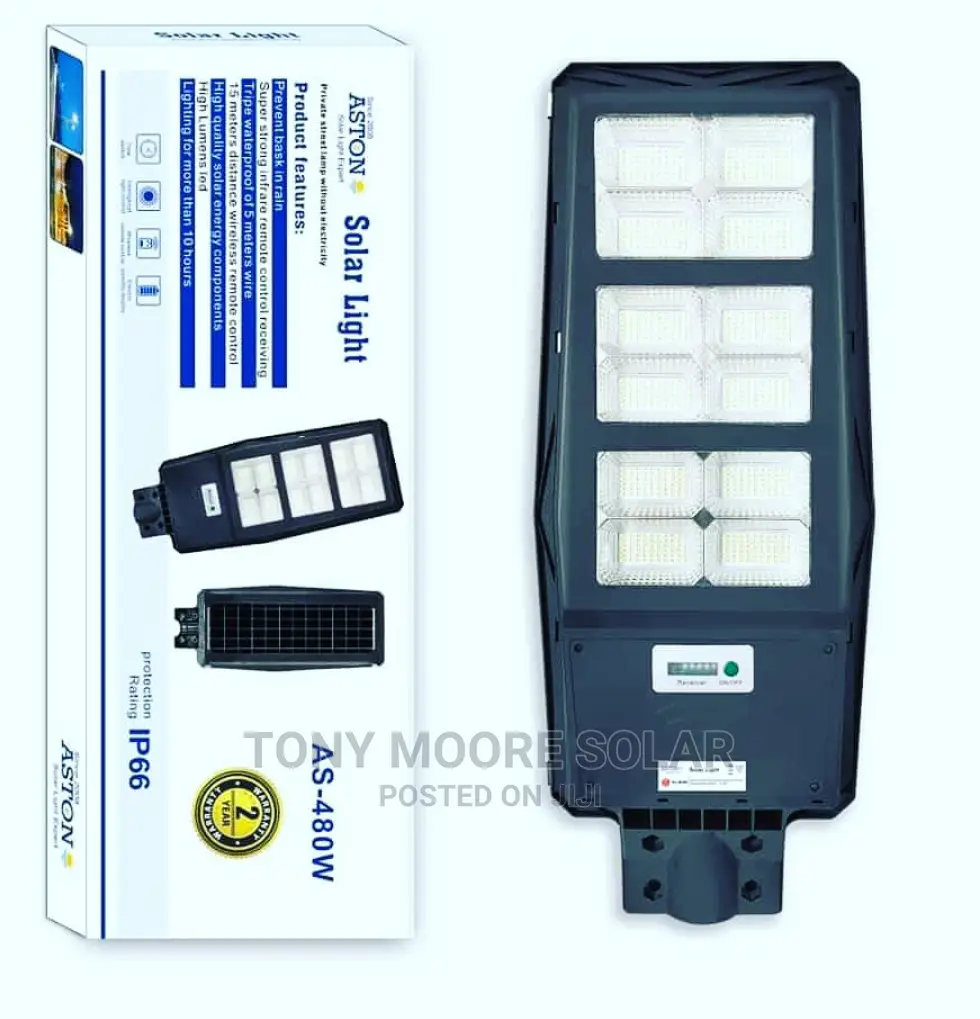 480w Aston Solar Street Light