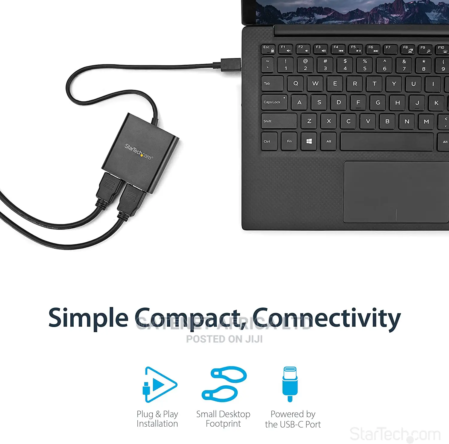 Startech USB Type C (Thunderbolt) to Dual HDMI Adapter Dock