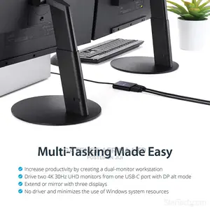 Startech USB Type C (Thunderbolt) to Dual HDMI Adapter Dock