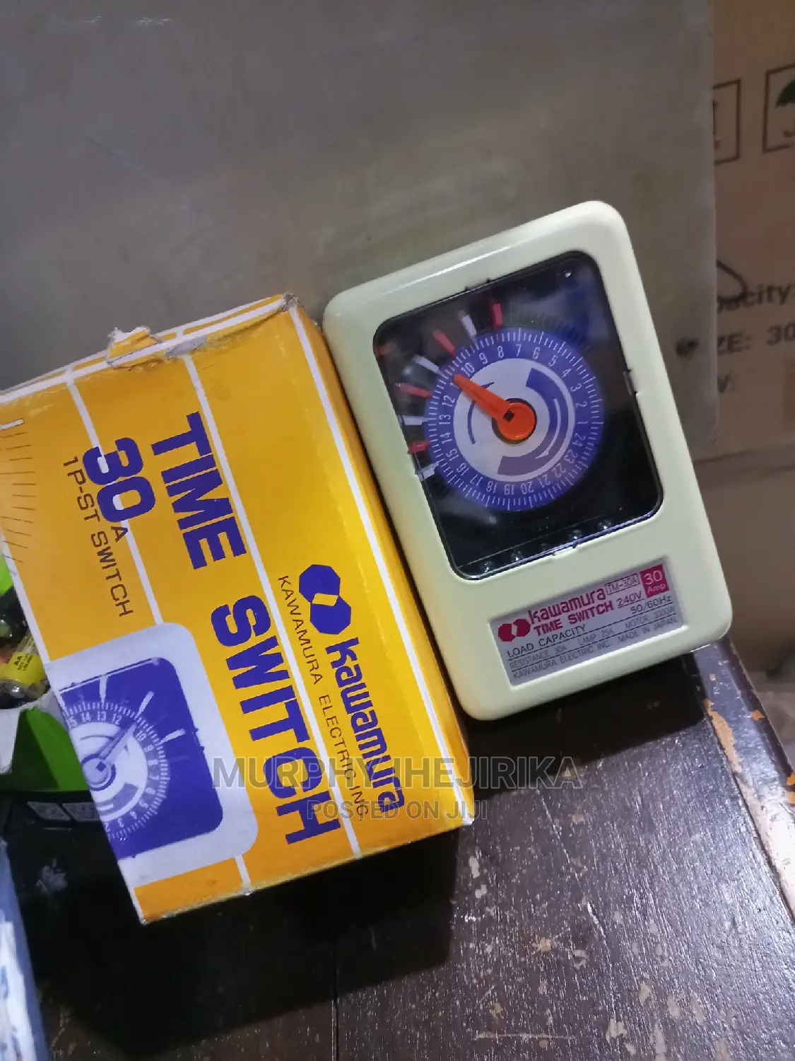 Kawamura Electric Timer TM-30A, Time Switch 30A, 240VAC