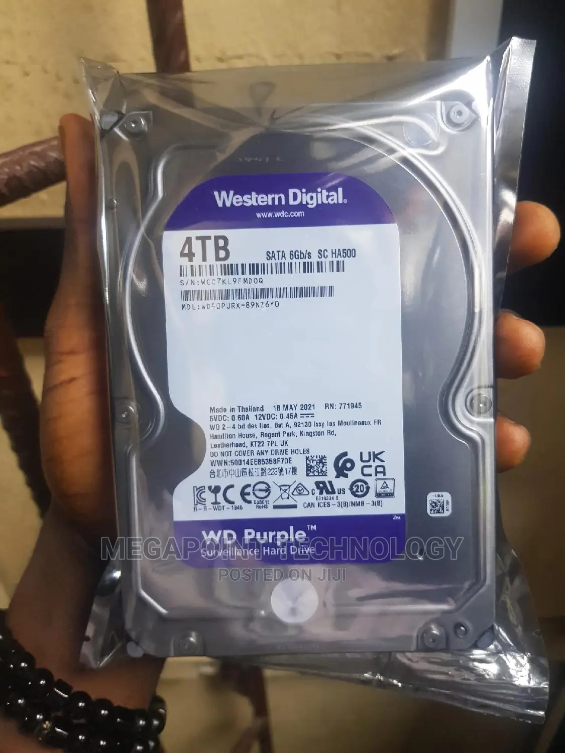 Wd 4tb Internal Desktop HDD