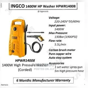 Ingco High Pressure Washer For Cars And Houses