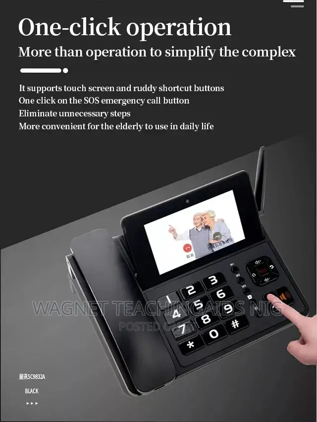 Analog Cordless Land Phone With SIM
