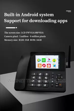Analog Cordless Land Phone With SIM